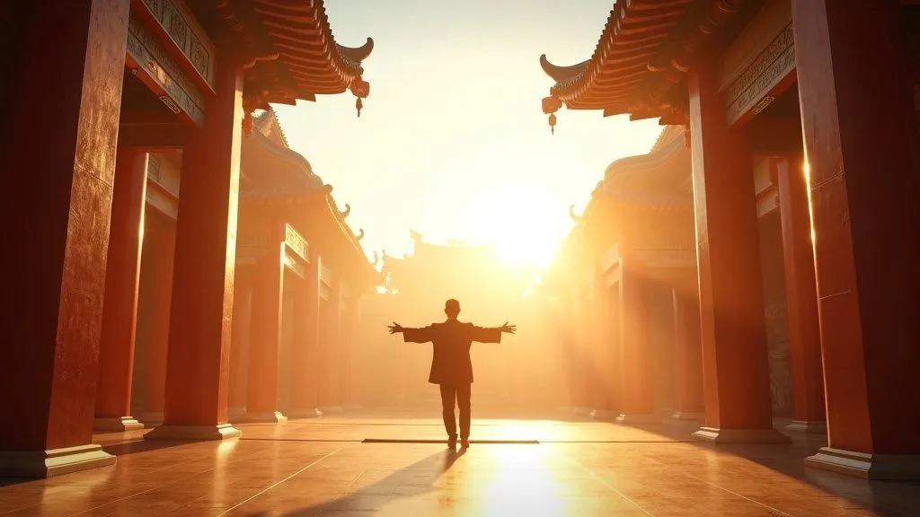 A vibrant display of traditional Chinese cultural elements