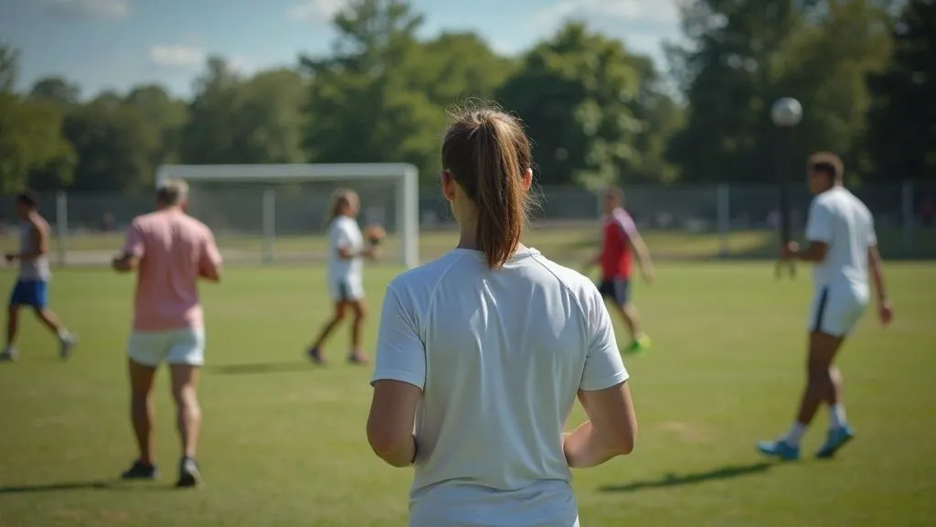 An athlete breaking a common sports myth during practice